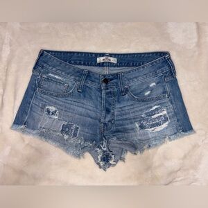 Hollister Low Rise Denim Shorts